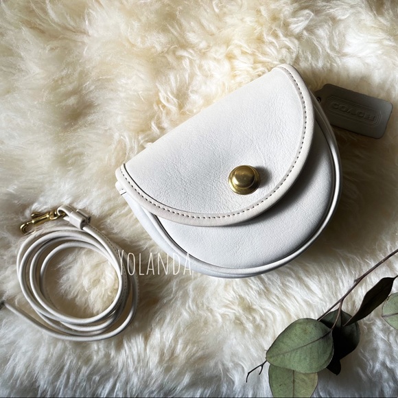 Coach Handbags - Authentic Vintage Coach Mini Belt
Crossbody Bag Convertible in Bone #9826